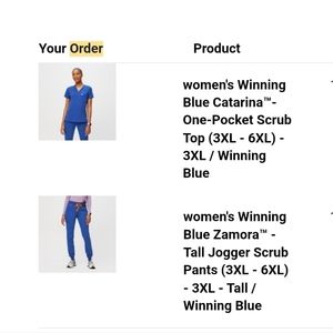 Figs Scrubs set